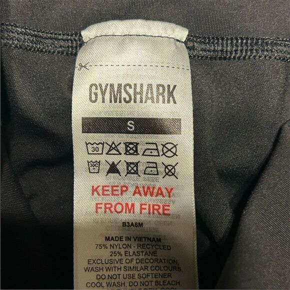 Gymshark Women's High Waist Black Leggings Size S Activewear - Picture 9 of 11